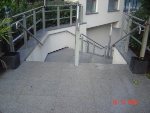 Granite steps
